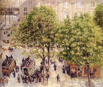 Camille Pissarro Place du Theatre-Francais Spring