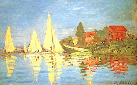 Claude Monet Regatta at Argenteuil