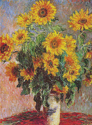 Claude Monet Sunflowers (Bouquet de Soleils) 1880