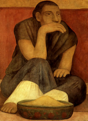 Diego Rivera The Pinole Seller 1936