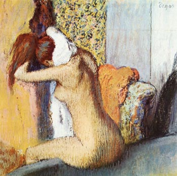 Edgar Degas After the bath