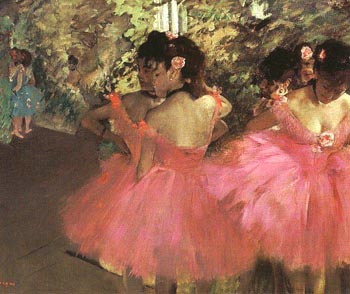 Edgar Degas Dancers in Pink c1880