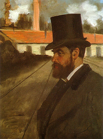 Edgar Degas Henri Rouart in Front of His Factory 1875