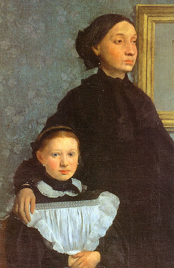 Edgar Degas The Bellelli Family detail 1858