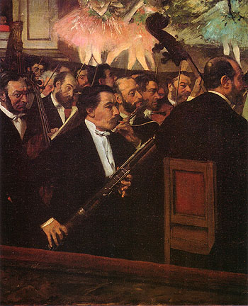 Edgar Degas The Orchestra of the Opera 1870