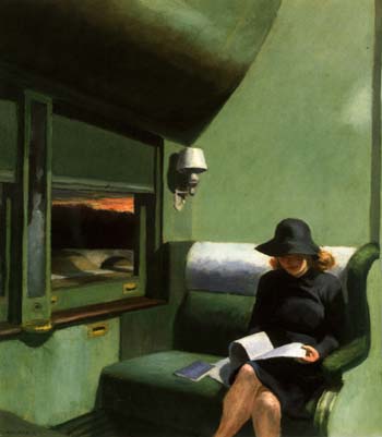 Edward Hopper Compartment C Car 1938