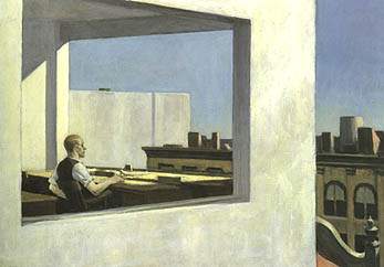 Edward Hopper Office in Small City 1953