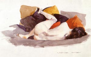 Edward Hopper Reclining Nude 1924-27