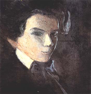 Egon Scheile Self-Portrait, Facing Right 1904