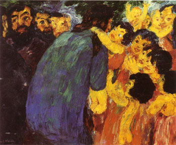 Emile Nolde Christ Among the Children 1910