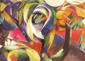 Franz Marc Der Mandrill 1913