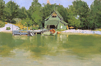 Frederic Remington Boat House at Ingleneuk ca 1903