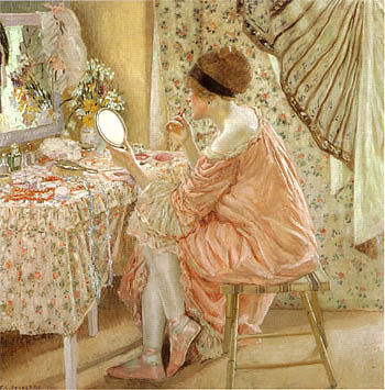 Frederick Carl Frieseke Before Her Appearance La Toilette 1913