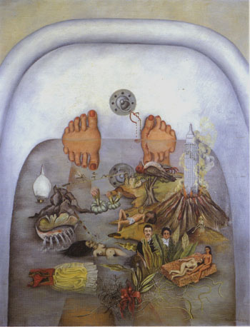 Frida Kahlo What I saw in the Water 1938