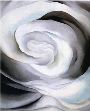 Georgia OKeeffe Abstraction White Rose 1927