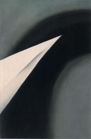 Georgia OKeeffe Black and White Abstraction 1950