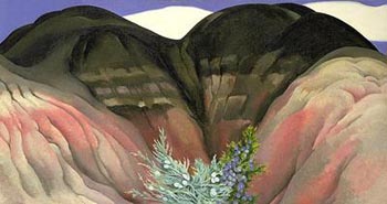 Georgia OKeeffe Black Hills with Cedar 1941