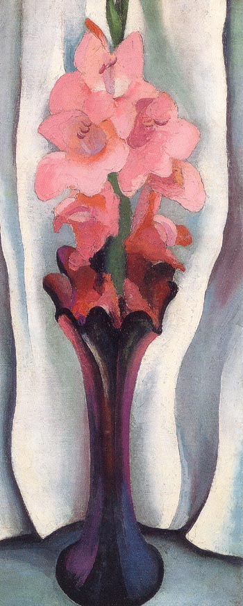 Georgia OKeeffe Pink Gladiolus 1920