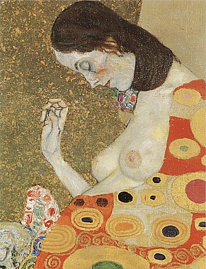 Gustav Klimt Hope II Detail, 1907