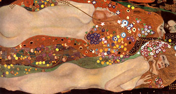 Gustav Klimt Water Serpents II