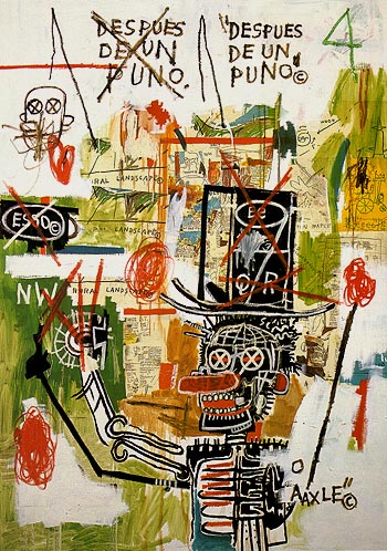 Jean-Michel-Basquiat Despues de un Puno 1987