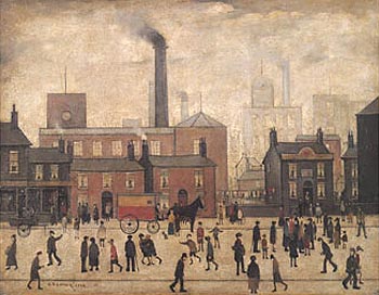 L-S-Lowry Coming Home from the Mill 1928