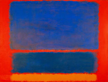 Mark Rothko Blue Orange Red