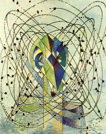 Max Ernst Young Man Intrigued by the Flight of a Non-Euclidean Fly, 1942-47