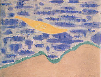 Milton Avery Sandbar and Seabirds