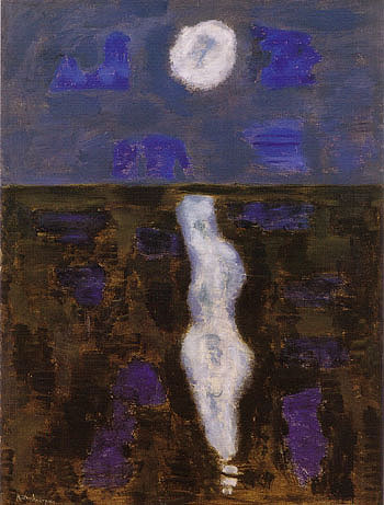 Milton Avery White Moon