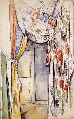 Paul Cezanne Curtain 1885