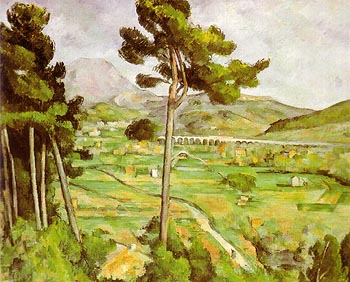 Paul Cezanne Mont Sainte Victoire View from Bellevue 1882