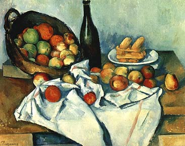 Paul Cezanne Still Life Basket of Apples