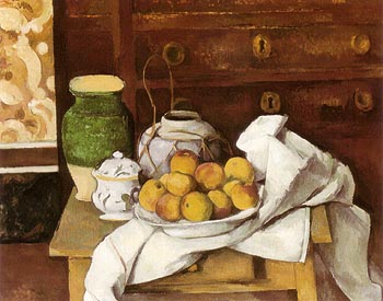 Paul Cezanne Still Life with a Chest of Deawers 1883