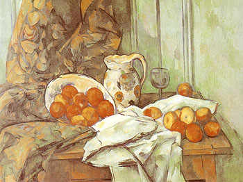 Paul Cezanne Still Life with Curtain 1898