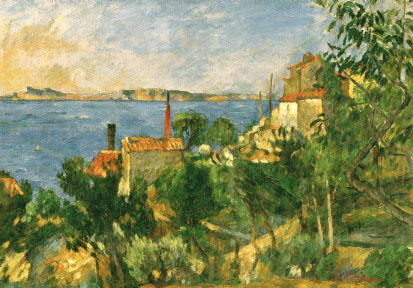 Paul Cezanne View from LEstaque