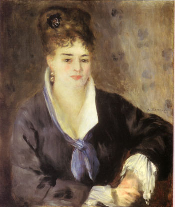 Pierre Auguste Renoir Lady in Black 1876