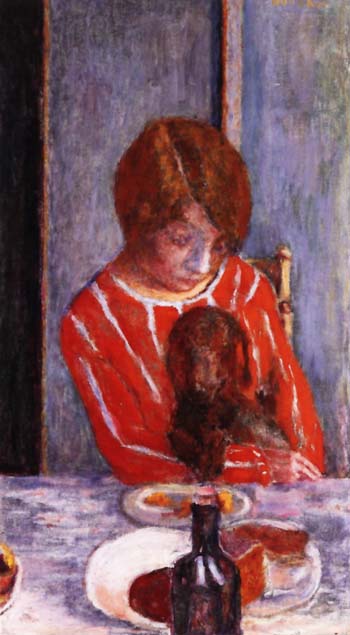 Pierre Bonnard Woman with Dog 1922