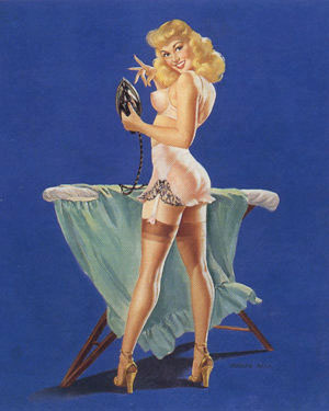 Pin Ups A Pressing Need 1945