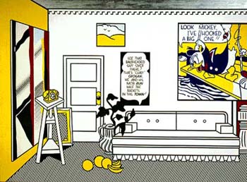 Roy Lichtenstein Artists Studio Look Mickey