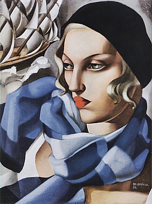 Tamara de Lempicka The Blue Scarf, 1930