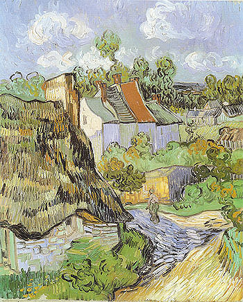 Vincent van Gogh Houses At Auvers 1890