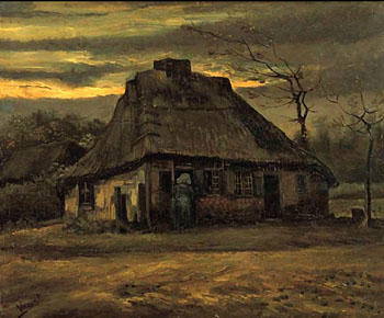 Vincent van Gogh The Cottage 1885