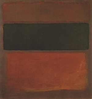 Mark Rothko No 10 Black Sienna On Dark Wine 1963