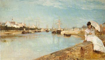 Berthe Morisot The Harbour at Lorient 1869