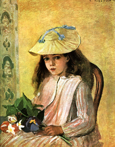 Camille Pissarro The Artists Daughter 1872
