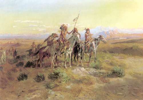 Charles M Russell The Scouts
