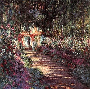 Claude Monet Garden in Flower