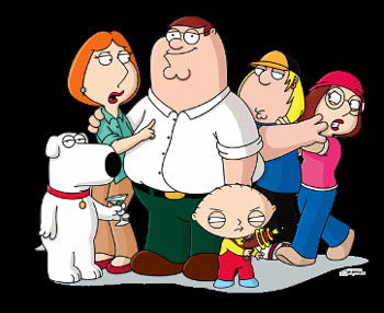 Commissions Gallery Family Guy with painted Border