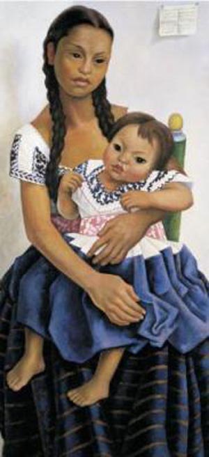 Diego Rivera Portrait of Delfina Flores